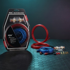 Набор проводов для установки саббуфера kit MD 8, Комплект проводов для автомобильного усилителя MDK MD-86 8GA