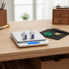 Карманные (ювелирные, аптечные) электронные весы с цифровым LCD MH-267 (500г/0.01 г)