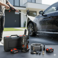 Мойка высокого давления Daikens 48V с двумя аккумуляторами для автомобиля
