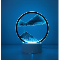 Ночник в виде песочных часов RGB песочные часы 3D картина настольная песочная лампа