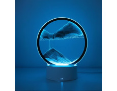 Нічник у формі пісочного годинника RGB пісочний годинник 3D картина настільна пісочна лампа