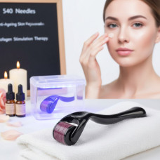Мезороллер для кожи DERMA ROLLER 540 титановых иголок  толщиной 0.5 mm