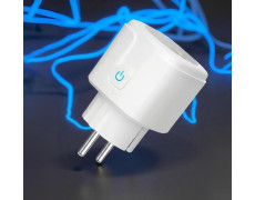 Смарт Wi-Fi-розетка Tuya 20 А з таймером і лічильником електроенергії, 4400 Вт