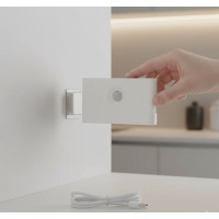 Настенный светильник с датчиком движения на аккумуляторе USB, теплый белый свет, компактный HA-182