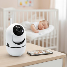 Камера видеонаблюдения IP WiFi QC011 поворотная Full HD с ночным видением и датчиком движения