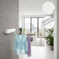 Автоматическая веревка для белья Автоматическая вытяжная настенная вешалка Бельевая сушилка