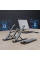 Регулируемая подставка для ноутбука Laptop Stand, пластик, 6 уровней высоты, черная, 10–17.3"