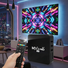 Смарт-ТВ приставка Android TV Box MXQ 4K Pro 5G 4/64 ГБ Wi-Fi 4K пульт в комплекте