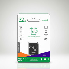Карта памяти TG 32GB MicroSDHC Class 10 UHS-I с адаптером SD для смартфонов, планшетов, камер и экшн-камер