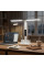 LED настольная лампа 877 с аккумулятором, часами, термометром и органайзером