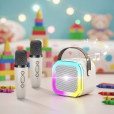 Портативная беспроводная Bluetooth-колонка для караоке с беспроводной микрофоном и сабвуфером