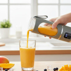 Портативный блендер Lima LY-638 шейкер для смузи, коктейлей и соков с USB-зарядкой и 3 режимами работы, 450 мл