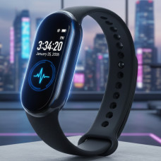 Фитнес-браслет Smart Band M8 с AMOLED-дисплеем 1.62", 200+ циферблатов и автономностью до 16 дней