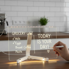 Светодиодная доска для заметок и рисования ST-805 150х150 мм с USB подсветкой