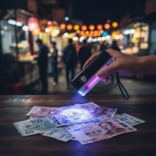 Портативный ультрафиолетовый детектор валют DL-01 Ручной прибор для проверки денег