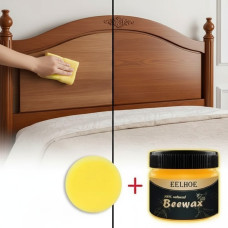 Полироль для мебели Beewax с темно-коричневым оттенком, натуральный воск 60 г