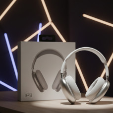 Беспроводные Bluetooth-наушники P9 Macaron с микрофоном, MP3, AUX, складные, полноразмерные