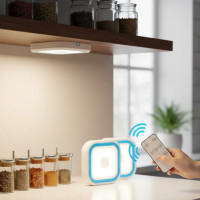 LED-светильники с пультом и таймером LED light with Remote Control Set (3 шт) Комплект