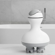 Водонепроницаемый массажер IPX7 для кошек, собак, головы, шеи и плеч, беспроводной, с силиконовыми насадками