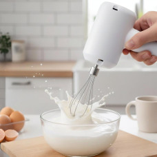 Электрический беспроводной USB миксер с венчиком, аккумуляторный пеновзбиватель