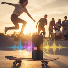 Портативная Bluetooth колонка TG-113 беспроводная переносная колонка с влагозащитой с тканевым покрытием