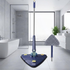 Треугольная многофункциональная швабра Wind Master телескопическая с вращением на 360