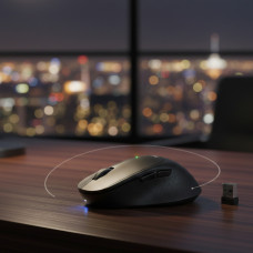 Мышь Logitech M330 Silent Plus Black, беспроводная тихая, эргономичная, 2.4 ГГц