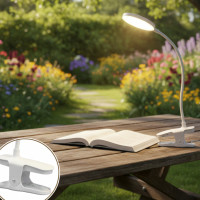 Настольная лампа Weidasi WD-6651 на прищепке 1200mAh 20smd 2.5W USB LED