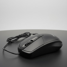 Компьютерная проводная мышь JEDEL CP72 с USB подключением, 1000 DPI, чёрная