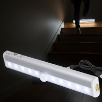 Беспроводной самоклеящийся светильник SUNROZ Motion Brite с датчиком движения 10LED на батарейках